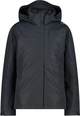 Produktbild von Cmp Woman Jacket Zip Hood Detachbl Titanio 44