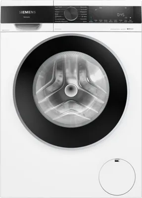 Siemens iQ500, Waschmaschine, Frontlader, 9 kg, 1400 U/min. WG44G21G0 Frontansicht geschlossen