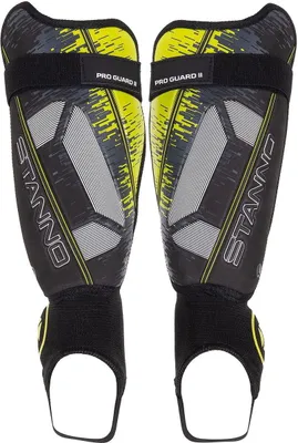Obrázek produktu pro Chrániče holení Stanno Pro Guard II - černá / neonově žlutá | Velikost: XXS