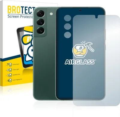 Produktbild von BROTECT Schutzglas für Samsung Galaxy S22 Plus 5G (Display+Kamera) Schutzfolie Panzer Folie Glas Display Schutz klar