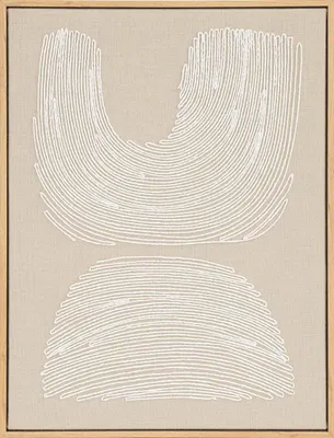 Produktbild von ArtUniverse Leinwandbild Thread Forms II Wandbild 32 x 42 cm