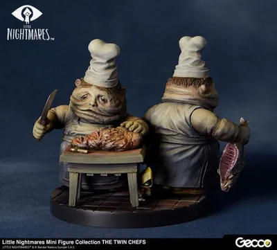 Produktbild von Gecco Little Nightmares Mini Figure Collection PVC Statue The Twin Chefs 7 cm