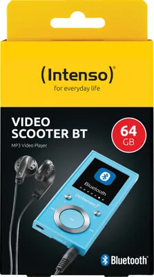 Zdjęcie produktu dla Intenso MP3 Videoplayer 1,8" Video Scooter BT 64GB Blue