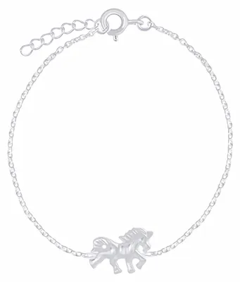 Produktbild von Pferde Schmuck: Kinder Ohrstecker, Kette oder Armband aus 925 Silber Armband