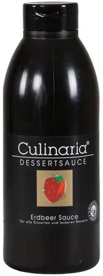 Image de Culinaria Sauce Dessert Fraise fruitée pour glaces et desserts 800ml