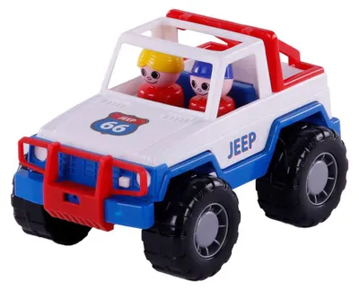 Produktbild von Cavallino Jeep mit 2 Spielfiguren