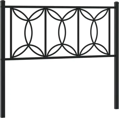 Zdjęcie produktu dla VidaXL 376158, Czarny, Stal, 107 cm, 1120 mm, 90 cm, 30 mm