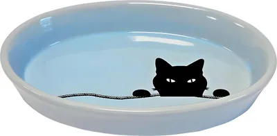 Produktbild von Nobby Katzen Keramik-Napf Wilson hellblau