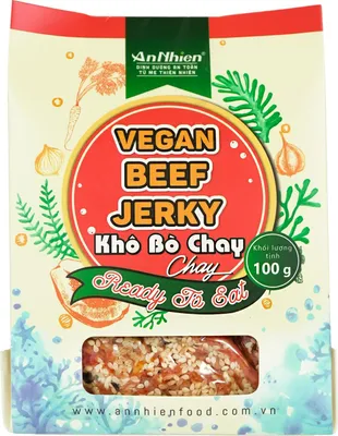 Produktbild von Vegan Beef Jerky Kho Bo Chay 100g