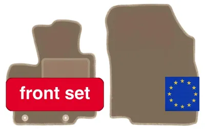 Immagine prodotto di Tappetino per auto, su misura, materiale resistente, beige