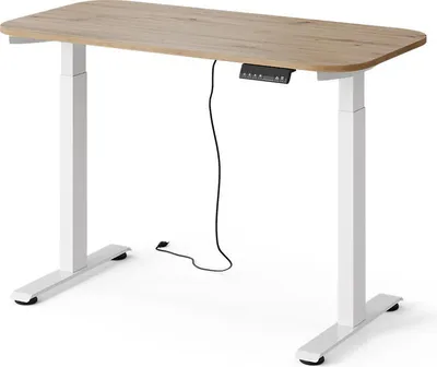 Zdjęcie produktu dla Biurko Vicco Elevate Biały/Artystyczny 120 x 60 cm 2 silniki, Model 58656