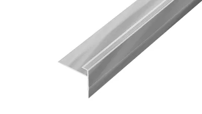 Obrázek produktu pro AP43/4 schodová lišta samolepící ACARA, hliník elox stříbro, 28 mm, 2,7 m, 5,5 mm