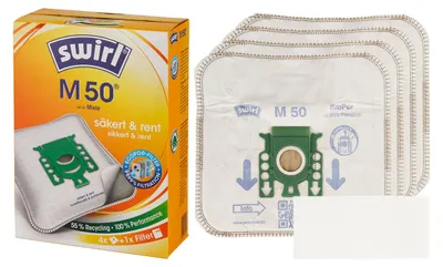 Produktbild von 3 x Swirl M50 Staubsaugerbeutel für Miele