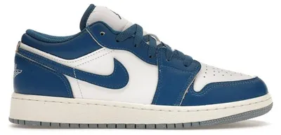 Zdjęcie produktu dla Nike AIR JORDAN 1 LOW SE White Industrial Blue Royal Blue Sneaker, Rozmiar: 38,5