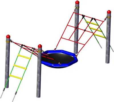 Produktbild von Huck Seilspielgeräte Abenteuer-Wabennest