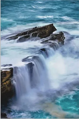 Produktbild von ARTland Wandbild Alu für Innen & Outdoor Atlantikbrandung in Nordspanien Größe: 20x30 cm