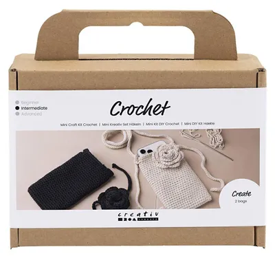Produktbild von Creativ Company Mini Hobbyset Haken Bag mit Roos