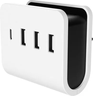 Produktbild von Wandladegerät - GAO - 4 USB-Anschlüsse (3 USB-A, 1 USB-C) - Schnellladen