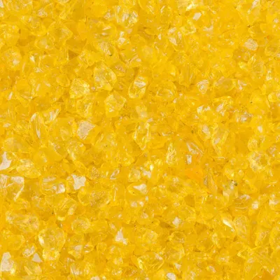 Produktbild von Glasgranulat Glassteine 4-10mm 1000g in versch. Farben-Farbe:gelb