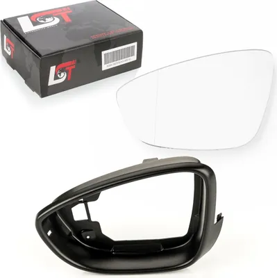 Produktbild von Spiegelglas Blendring Set heizbar asphärisch links für VW Eos Passat CC Scirocco