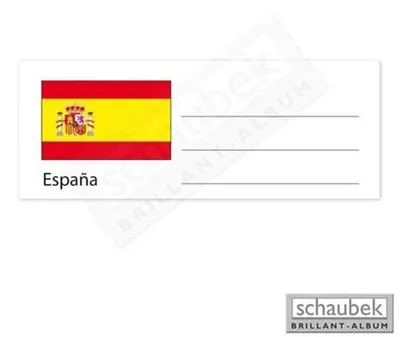 Produktbild von Schaubek Numismatik Länderetikett für Münzhülle - Spanien EKEURO-SPANIEN
