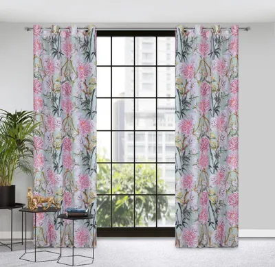 Obrázek produktu pro Eurofirany 400722, Sheer, Vícebarevný, Vzorovaný, Polyester, Průchodka, 80 g/m²