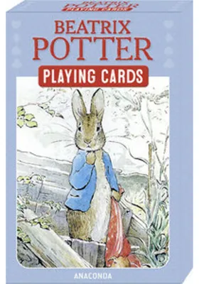Produktbild von Kartenspiel Beatrix Potter. 54 Spielkarten mit 53 Motiven von Peter Hase und seinen Freunden