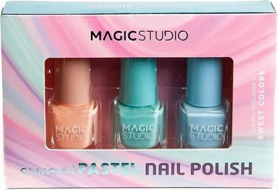 Produktbild von MAGIC STUDIO Sweet Pastel 3er-Set Nagellacke