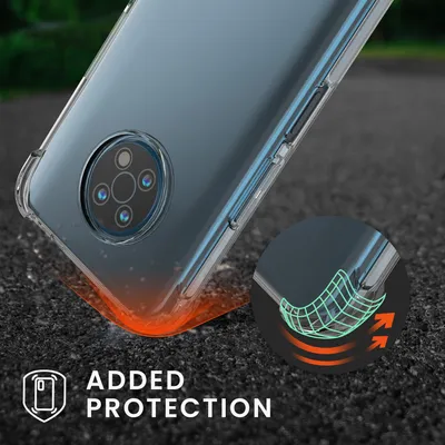 Produktbild von kwmobile Necklace Case kompatibel mit Nokia G50 Hülle - Silikon Cover mit Handykette - Band Handyhülle Transparent