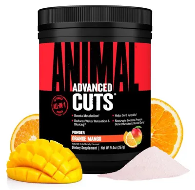 Produktbild von Universal Nutrition Animal Cuts Powder-267 g Orange Mango