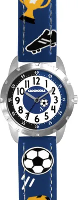 Obrázek produktu pro CLOCKODILE Svítící modré chlapecké dětské hodinky FOTBAL