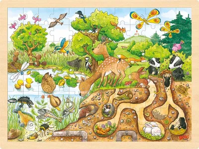 Obrázok produktu pre Goki Puzzle Nature, 96p.