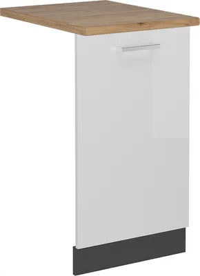 Obrázek produktu pro Přední panel Vicco R-Line Bílá vysoký lesk 45 cm , PD Dub, Model 54920