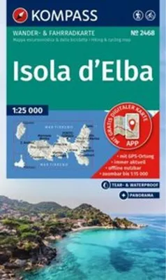 Produktbild von KOMPASS Wanderkarte 2468 Isola d' Elba 1:25.000