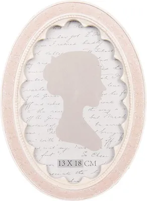 Produktbild von Clayre & Eef Bilderrahmen 13x18 cm Rosa Kunststoff