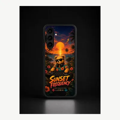 Imagen del producto de Funda para Samsung S24 Plus, carcasa protectora para teléfono móvil con diseño de atardecer – LUNØIR ©