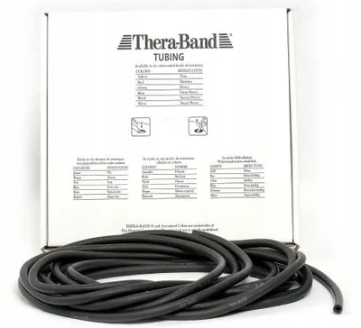 Produktbild von Thera-Band Reha-Band Tubing Schwarz 7,5 cm Krafttraining