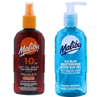 Obrázok produktu pre Malibu Bronzing Oil SPF10 200ml + Gél po opaľovaní 200ml