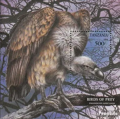 Produktbild von Briefmarken Tansania 1994 Mi Block260 (kompl.Ausg.) postfrisch Raubvögel