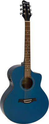 Produktbild von DIMAVERY STW-50 Westerngitarre, blau