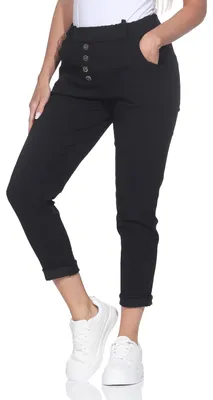 Produktbild von Freizeithose Damen leichte Schlupfhose 36 38 40 42 44 46 48 Stretch Jeans