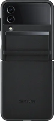 Obrázok produktu pre Samsung Flap Leather Cover (Galaxy Z Flip 4) schwarz