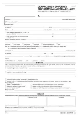 Produktbild von Data Ufficio Konformitätserklärung Anlage Snap 5-fach Selbstdurchschreibend 31x21 cm - Packung mit 50 Blättern
