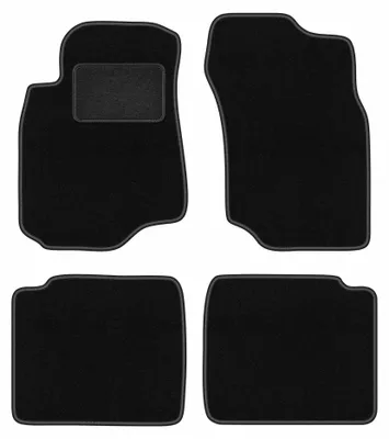 Zdjęcie produktu dla Dywaniki samochodowe welurowe LUX do: Mitsubishi Lancer VII (2003-2008, kombi, sedan) czarne, z mocowaniami