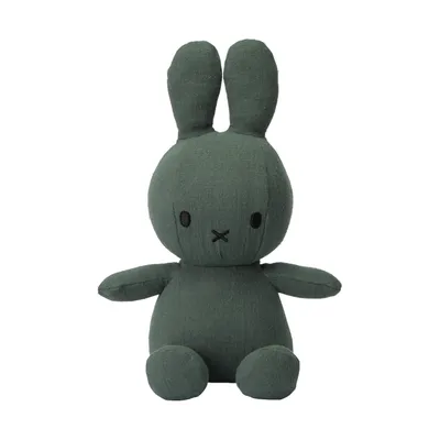 Obrázek produktu pro Miffy sedící Mousseline zelená - 23 cm - 9"