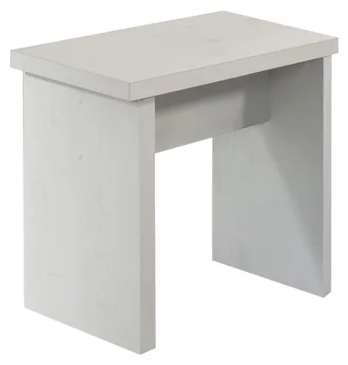 Produktbild von FURNARO Bank Sitzbank Sitzhocker B/H/T: 45x47x37 cm, Farbe:Eiche geweißt
