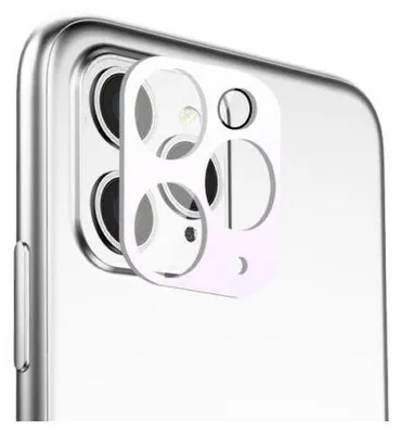 Produktbild von 3D Premium Japan Asahi 9H Linsen Kamera Folie Schutzglas Apple iPhone 11 Pro / 11 Pro Max White
