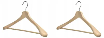 Produktbild von IKEA BUMERANG Kleiderbügel naturfarben Massivholz