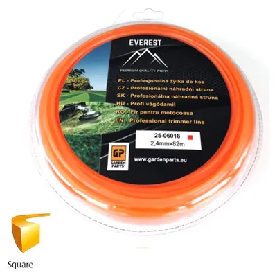 Productafbeelding van Vierkante snijlijn, 2,4 mm, 82 meter