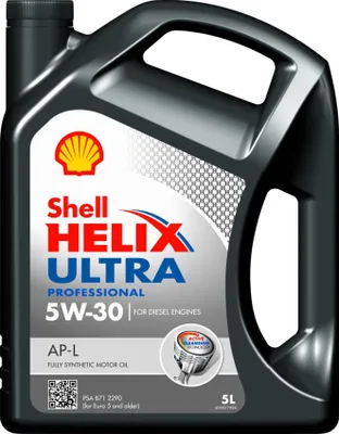 Produktbild von SHELL Helix Ultra Professional AP-L für 5W-30 5 Liter Motoröl Motorenöl Vollsynthetisch PSA B71 2290 Öl